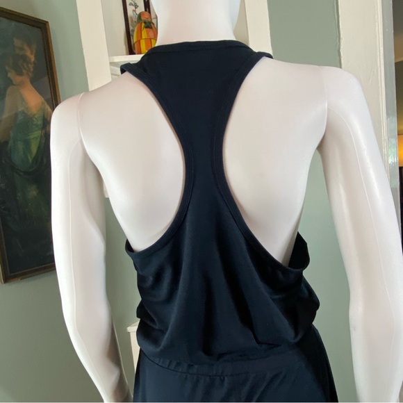 Vuori Lux Navy Dark Blue Jumpsuit Drawstring Waist Medium M Racerback Jogger - Picture 9 of 15